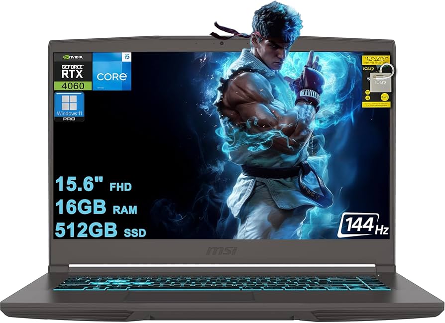 Amazon.com: msi Thin 15 Gaming Laptop 15.6