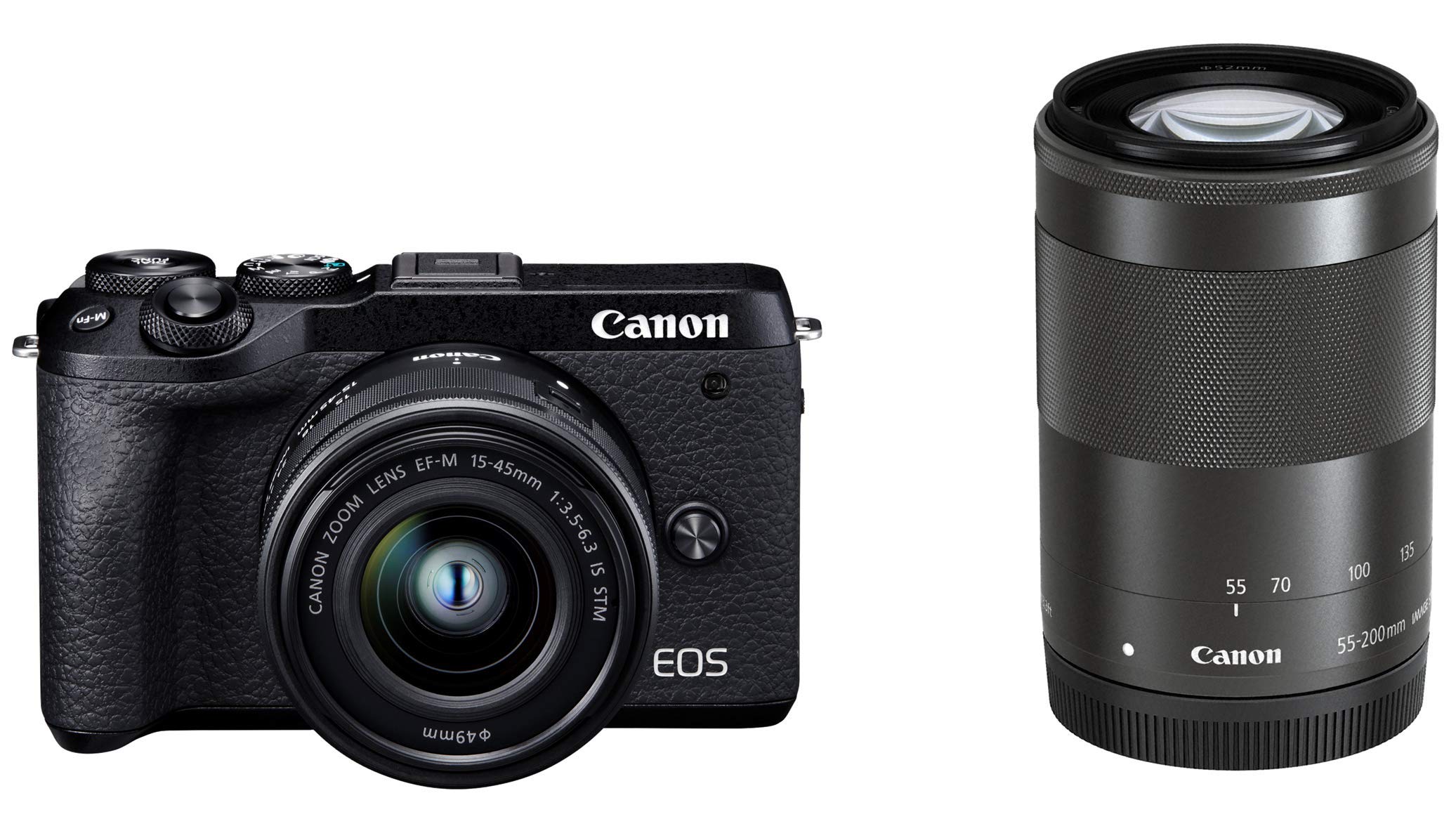 Amazon.co.jp: Canon EOS M6 Mark II Mirrorless SLR Camera Double