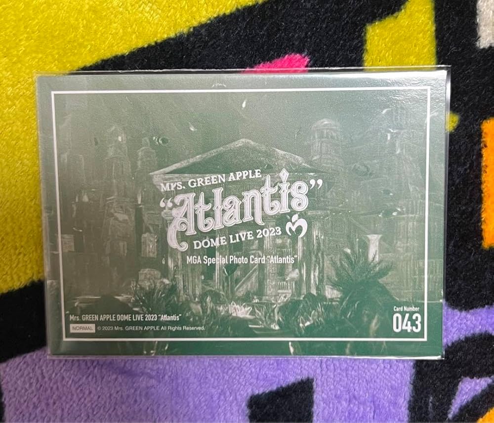 Amazon.co.jp: Mrs. GREEN APPLE ミセス Atlantis フォトカード 43