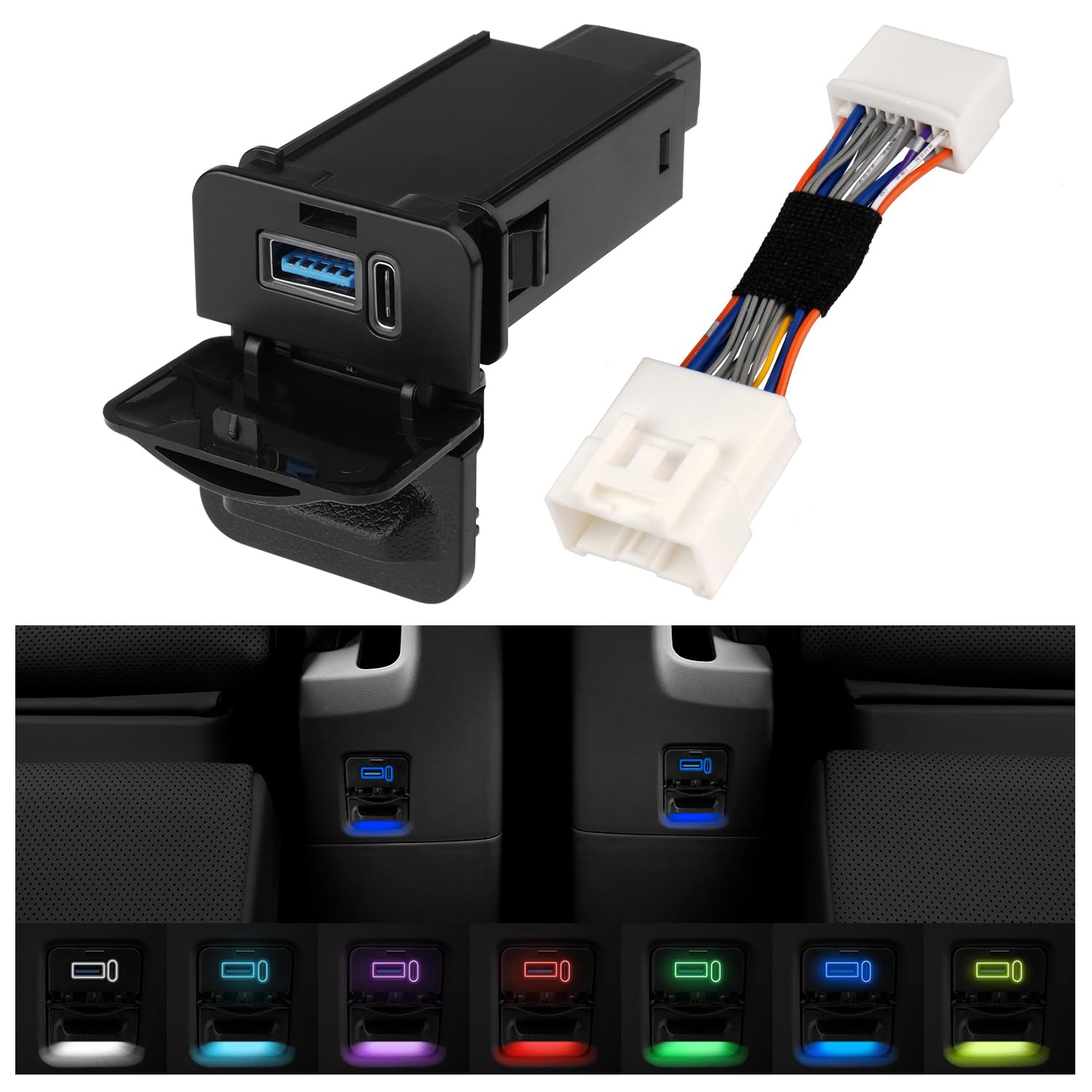 Amazon.co.jp: GIMUYA トヨタ アルファード 30系 ヴェルファイア USB