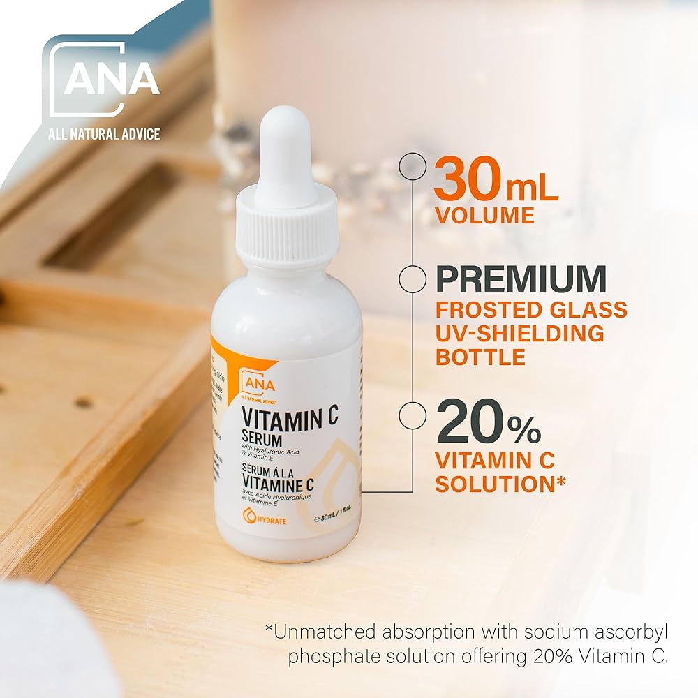 Amazon.com: All Natural Advice Vitamin C Serum 30mL | 20% Vitamin