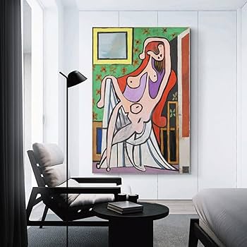 Amazon.co.jp: パブロ・ピカソ Pablo Picasso《赤い肘掛け椅子の大きな