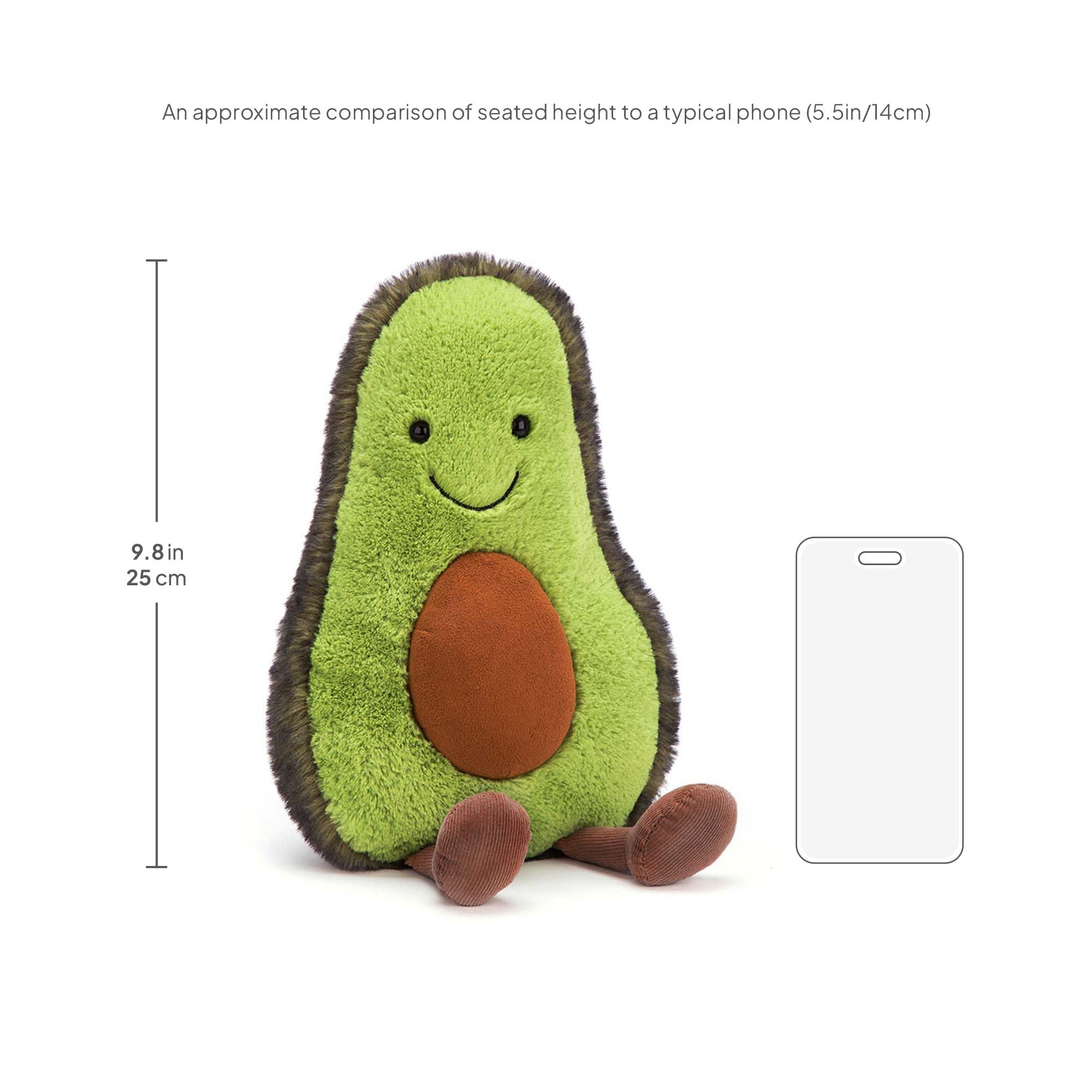 Amazon.co.jp: Jellycat【ジェリーキャット】Amuseable Avocado soft