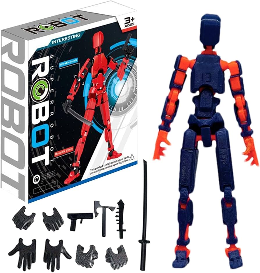 Amazon | T-13 アクションフィギュアセット、カラーボックスバージョン