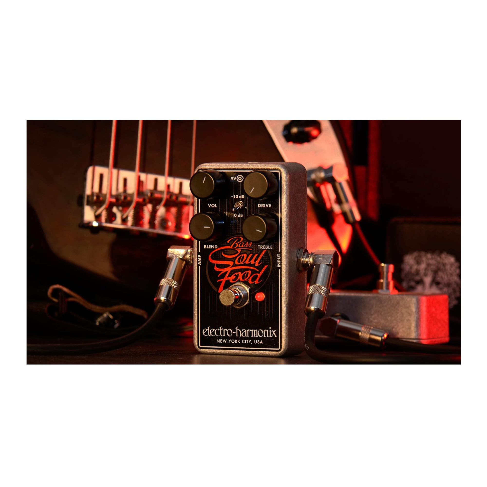Amazon.com: Electro-Harmonix Bass Soul Food Overdrive Pedal