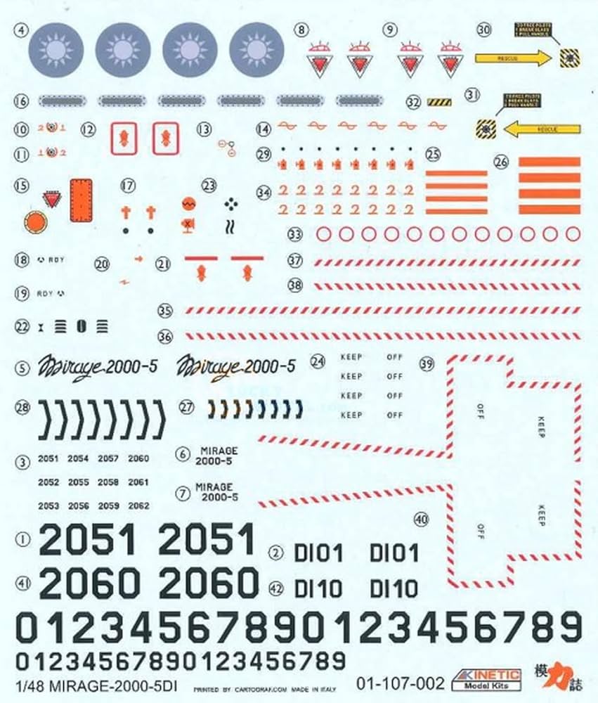 Amazon | キネティック 1/48 中華民国(台湾) ミラージュ2000-5Di