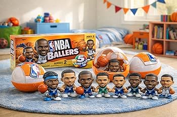 Amazon.co.jp: ZURU 5 サプライズ NBA Ballers シリーズ 2 公式 NBA