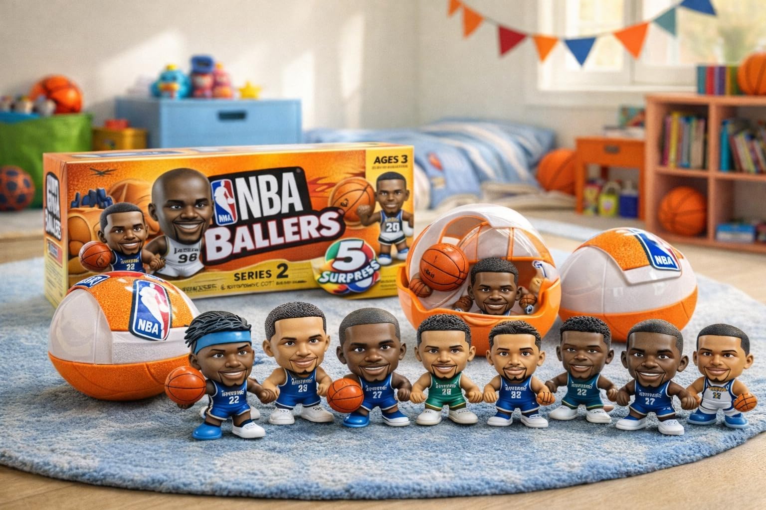 Amazon.co.jp: ZURU 5 サプライズ NBA Ballers シリーズ 2 公式 NBA