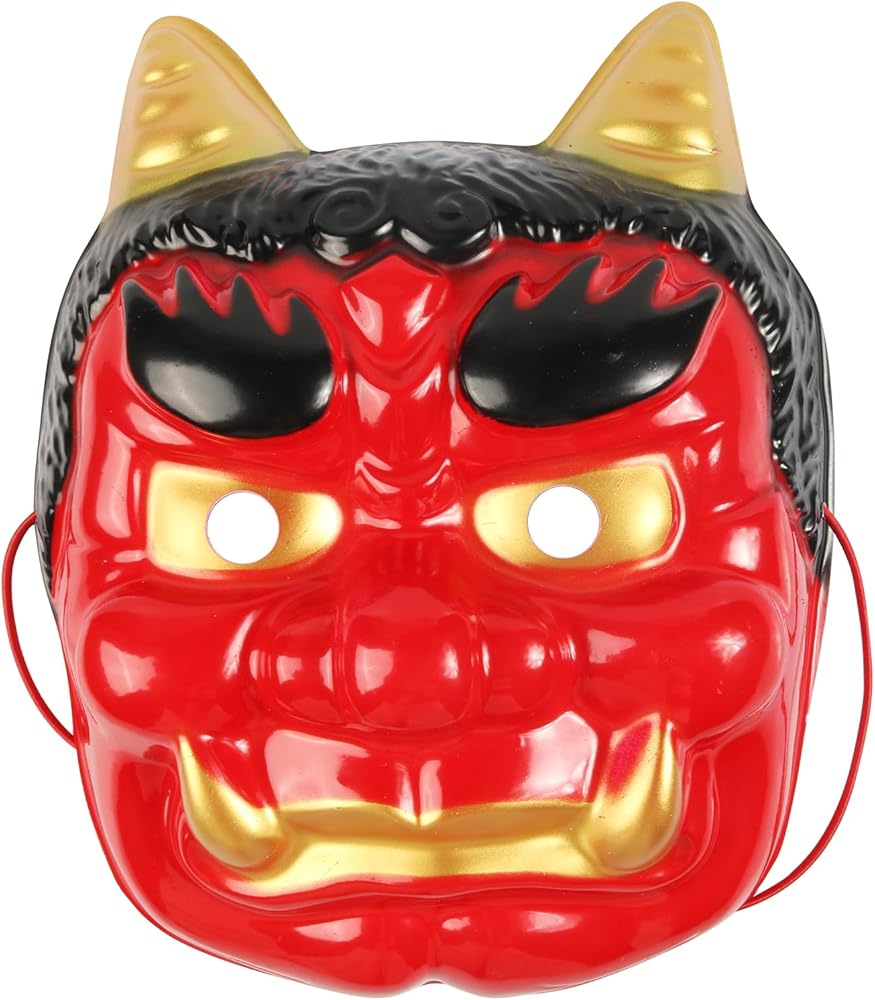 Amazon | [HWAFEI] 鬼のお面 年の面 鬼 節分 鬼マスク お面 豆まき