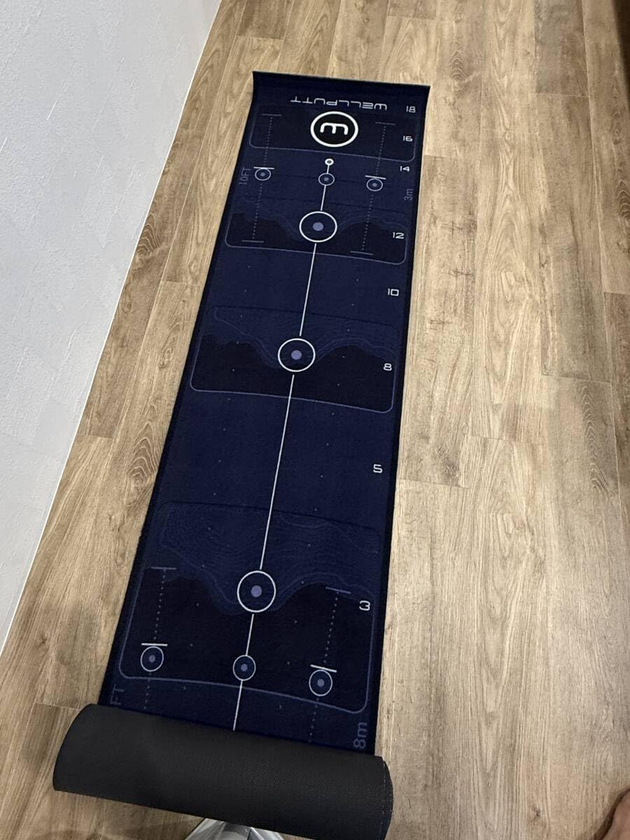 Amazon.co.jp: WELLPUTT (ウェルパット) ゴルフパターマット マット4m