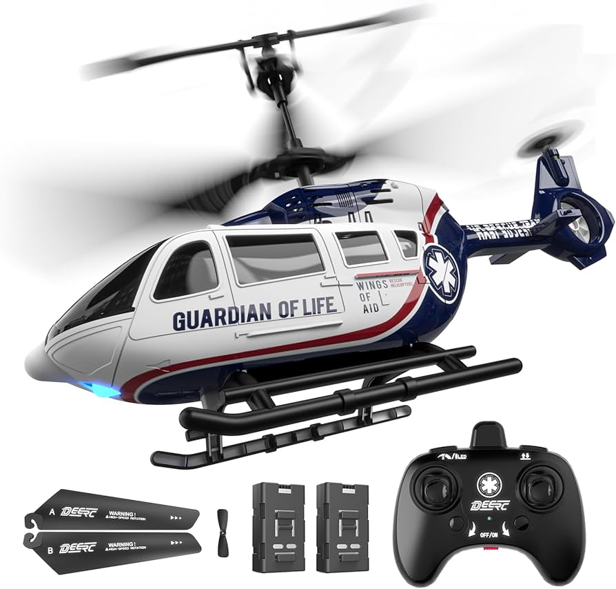 Amazon | DEERC ラジコン ヘリコプター 室内 屋外 小型 子供向け ヘリ