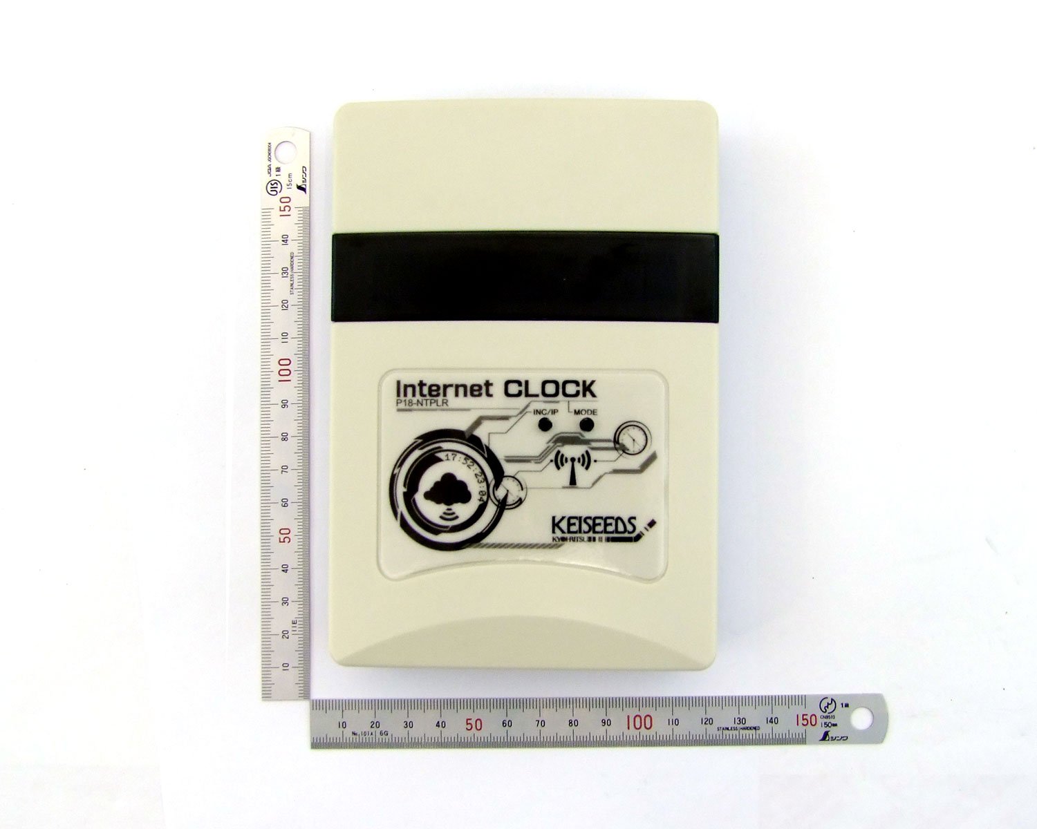 Amazon.co.jp: 電波時計信号送信機能付き時計(白) P18-NTPLR : ホーム