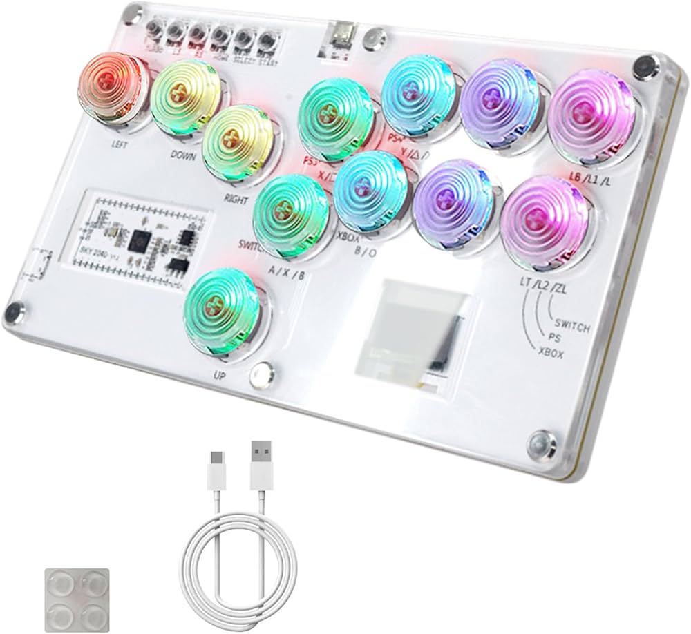 Amazon.co.jp: レバーレスコントローラー レバーレスアケコン 【小型