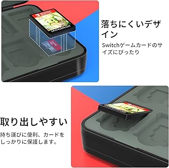 Amazon.co.jp: switch ソフトケース カードケース 48枚ゲームカード