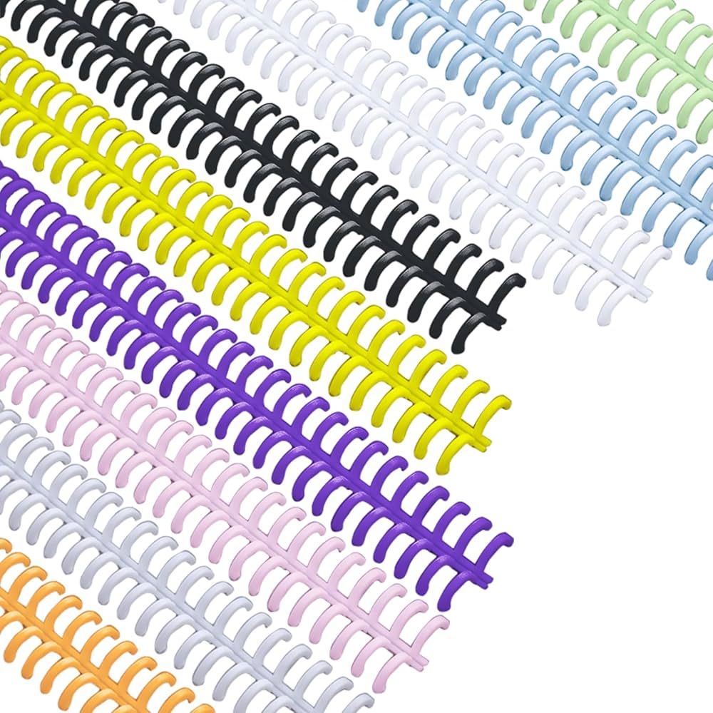 Amazon | ZiSyouMa ルーズリーフ リング 12本セット 穴径12mm A4/30穴