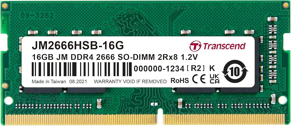 Transcend 8GB DDR4 2666MHz SO-DIMM 2枚 Amazon | Transcend ノートPC