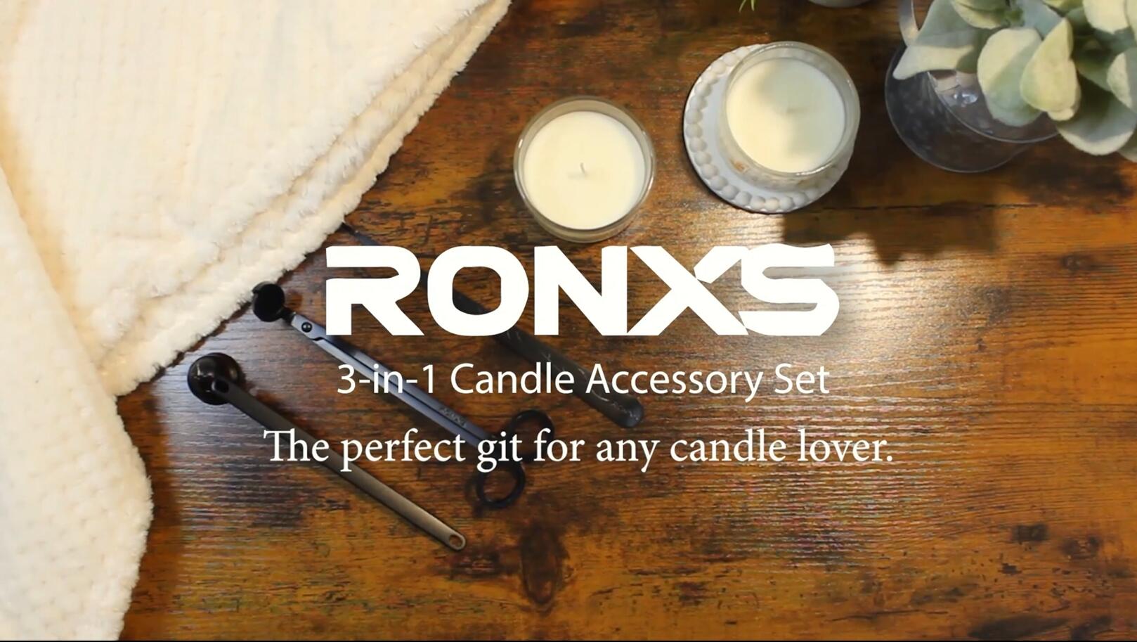 Amazon.com: RONXS 3 in 1 Candle Accessory Set, Candle Wick Trimmer