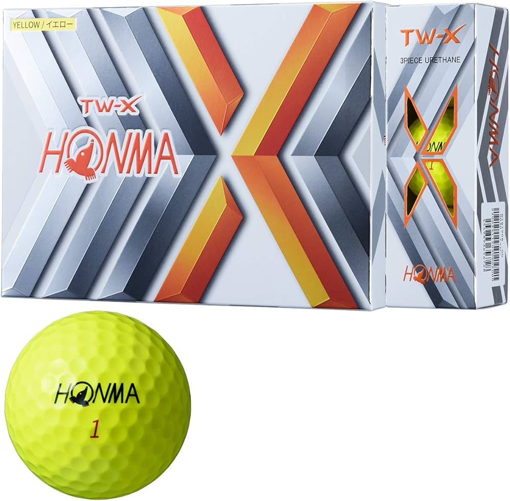 Amazon | ホンマ ゴルフ ボール TW-X 1ダース 12球入り ホワイト