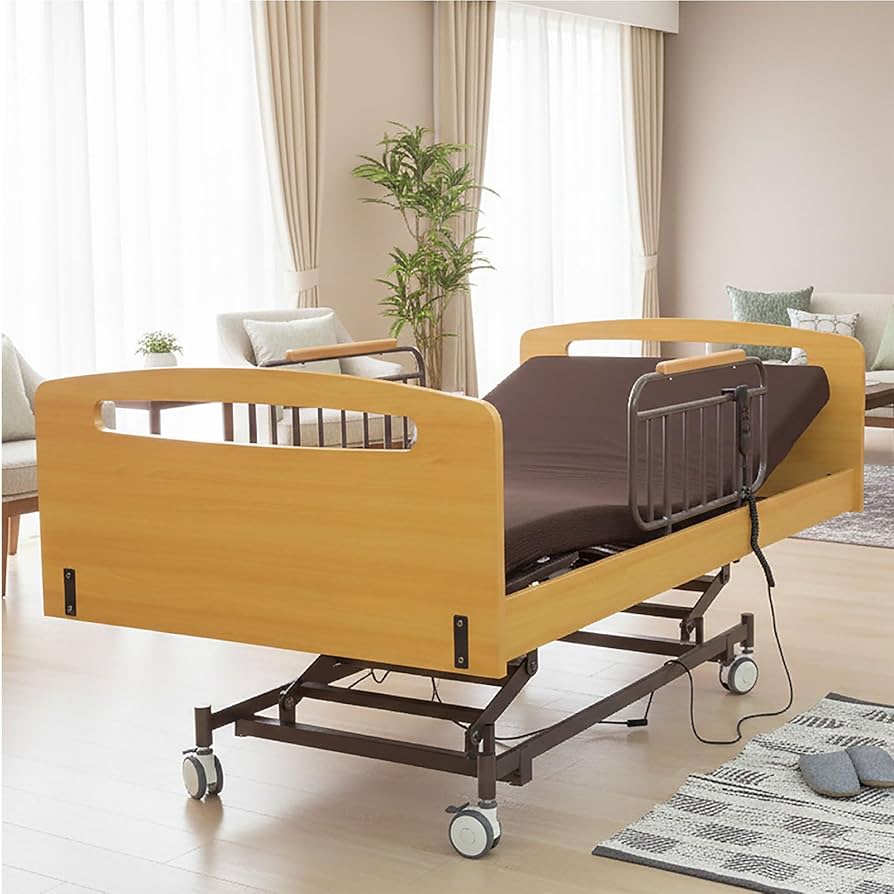 Amazon.co.jp: 電動ベッド シングル 介護【 高さが変えられる 】3