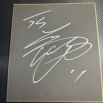 大谷翔平 選手 直筆サイン色紙 色紙フレーム付き FIGHTERS 希少】大谷