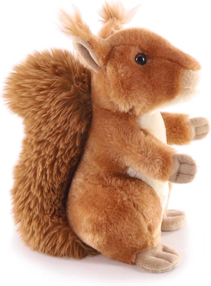 Amazon.co.jp: 野生の動物シリーズ 赤リス大 ぬいぐるみ おもちゃ