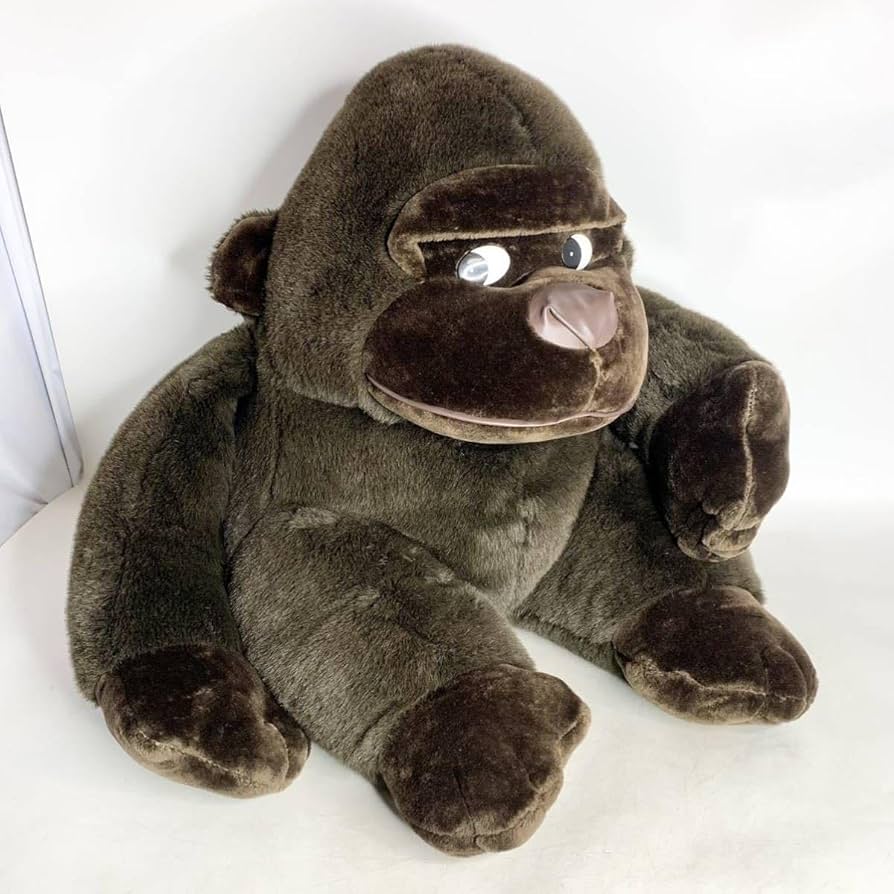 Amazon.co.jp: 昭和レトロ 特大 ゴリラ ぬいぐるみ レトロ アニマル