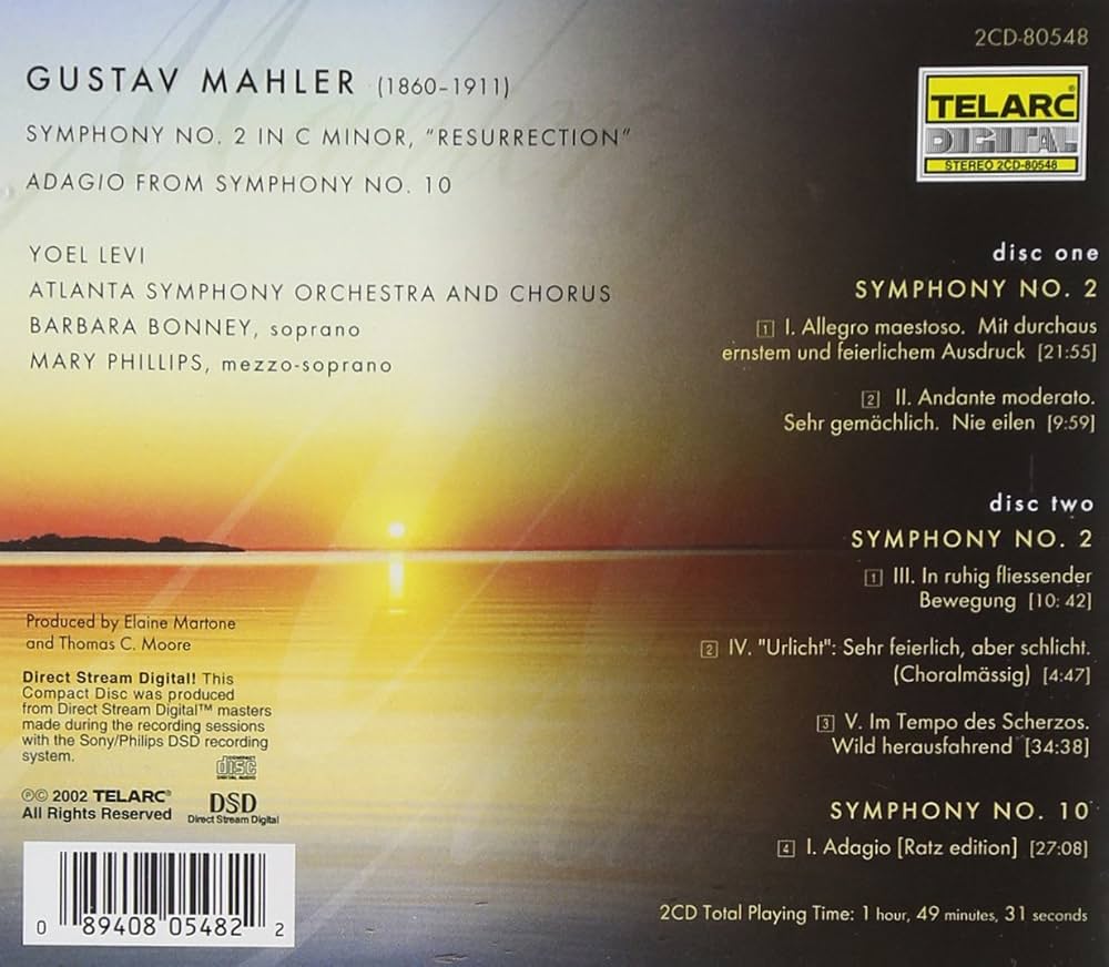 Phillips, Gustav Mahler, Yoel Levi, Atlanta Symphony Orchestra