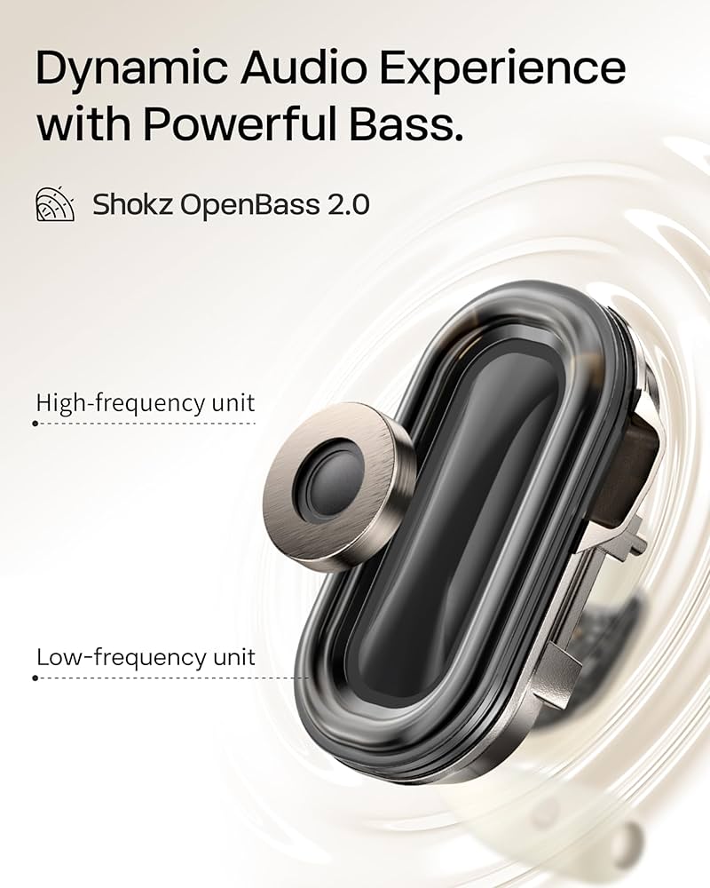 Amazon.com: SHOKZ OpenFit 2 Open-Ear Headphones,True Wireless