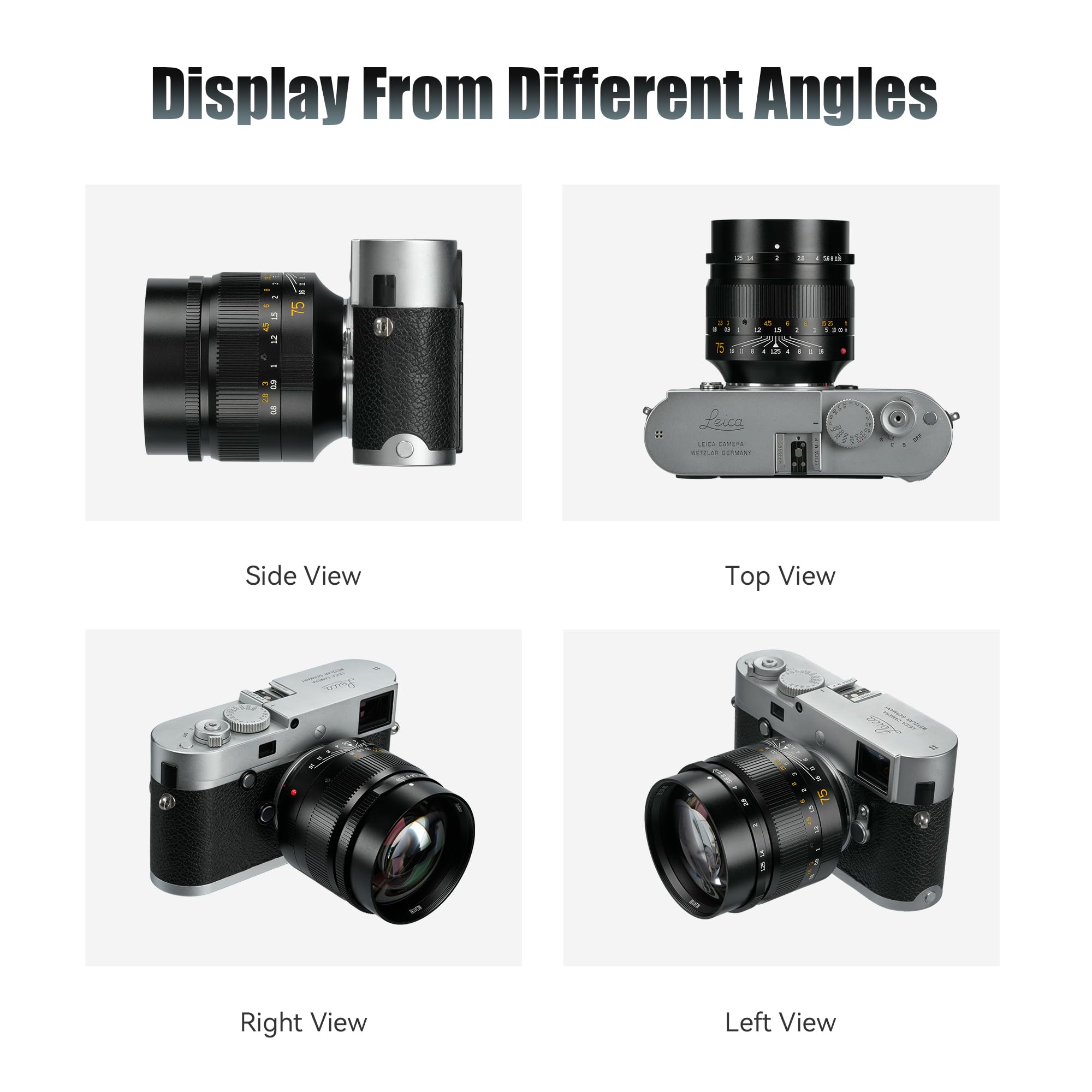 Amazon.com : 7artisans 75mm F1.25 Manual Focus Prime Lens