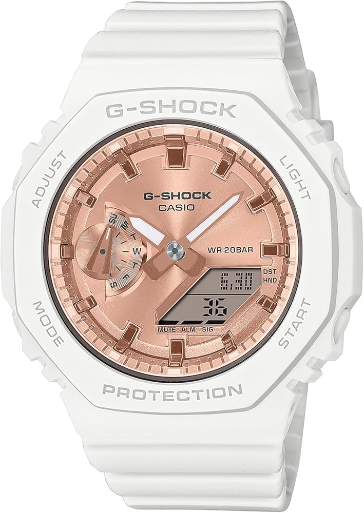 Amazon.com: G-Shock Casio Analog-Digital Pink Gold-Tone Dial White