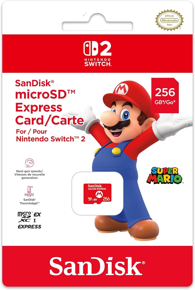 Amazon.co.jp: 【任天堂ライセンス商品】SanDisk microSD Express Card