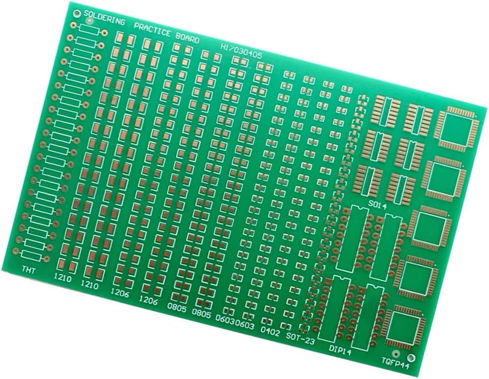 Amazon | Moechando 初心者向け 半田付け練習基板単体 基板のみ 注意