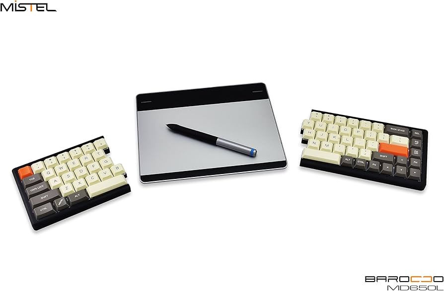 Amazon.co.jp: Mistel BAROCCO MD650L 分離式 メカニカルキーボード