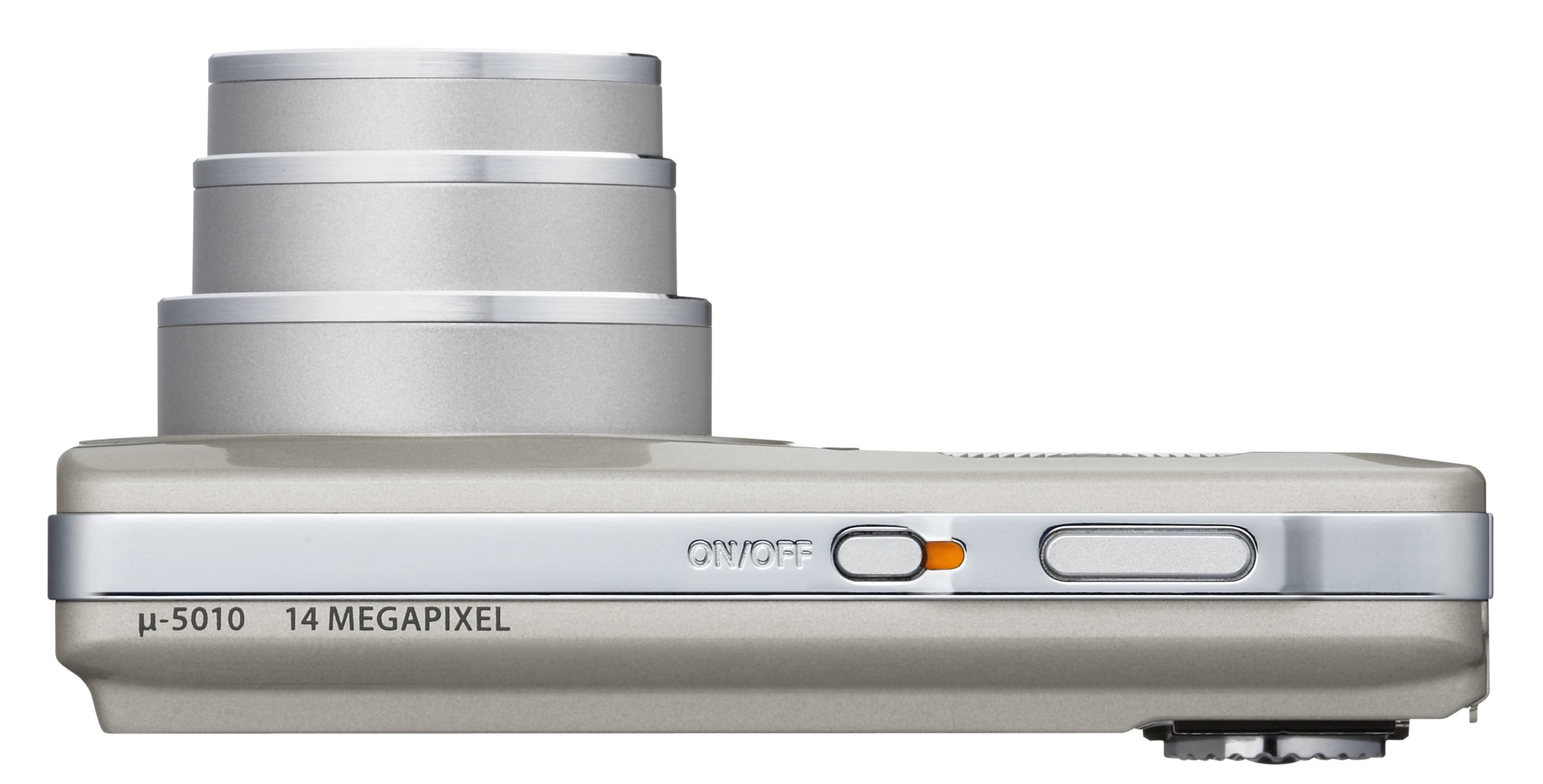 Amazon | OLYMPUS デジタルカメラ μ-5010 チタニウムシルバー (広角