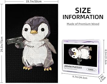 Amazon.co.jp: パズル キュービック ペンギン ジグソーパズル 木製