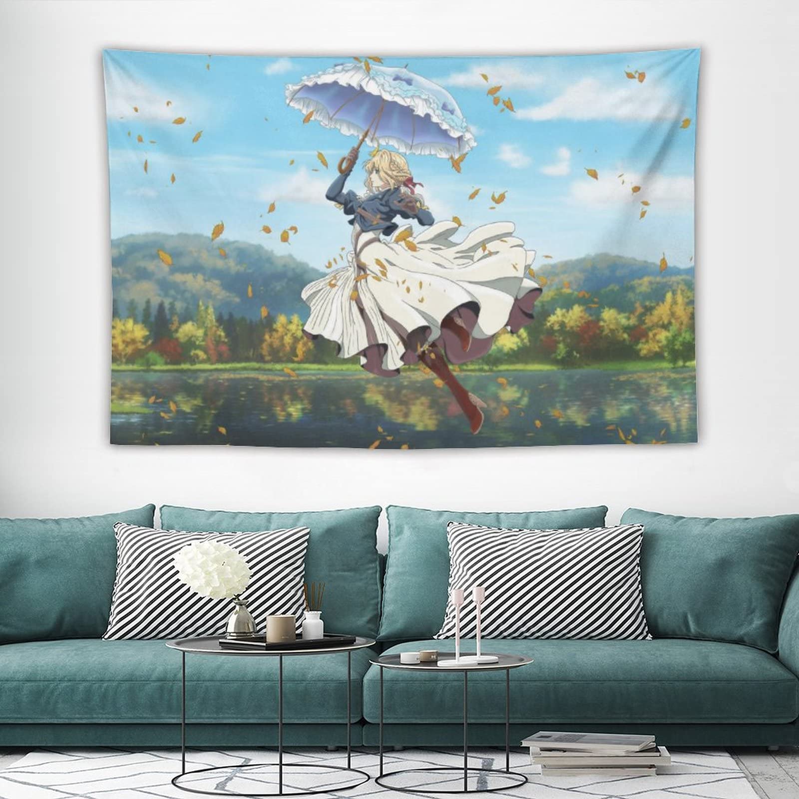 Amazon.co.jp: ヴァイオレットエヴァーガーデン タペストリー アニメ