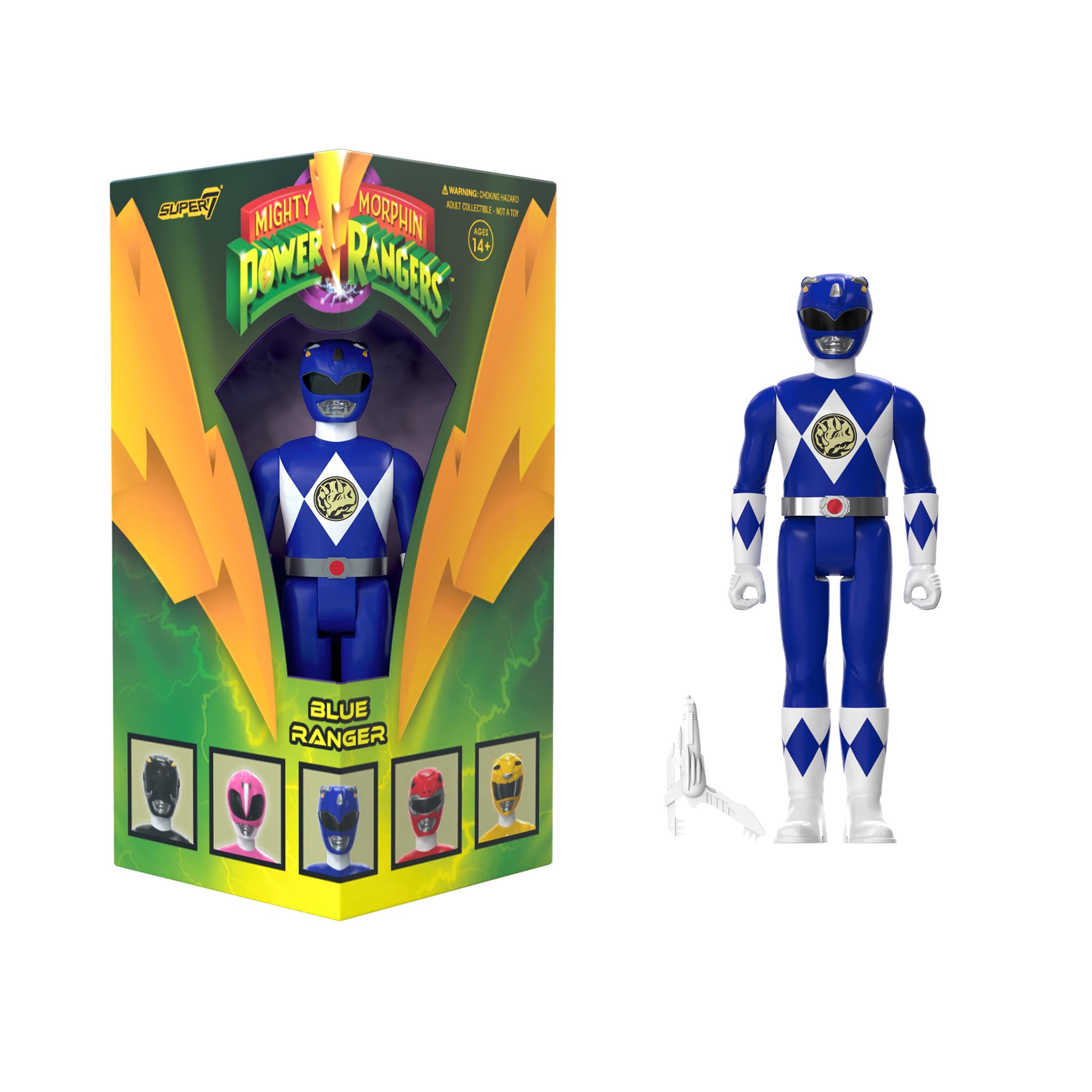 Amazon.co.jp: Super7 Mighty Morphin パワーレンジャー ブルー