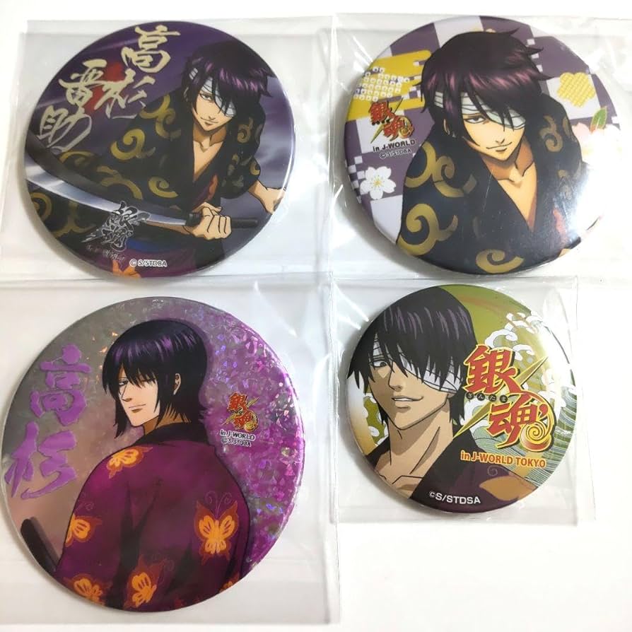 希少！バラ×】銀魂缶バッジ+高杉ちまりんず+高杉ファン感謝デー+