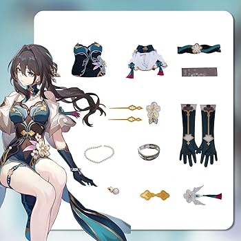 Amazon.co.jp: [YIFUO] 崩壊 スターレイル ルアンメェイ コスプレ衣装