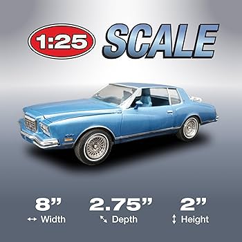 Amazon.com: MPC 1980 Chevy Monte Carlo Class Action 2T 1:25 Scale