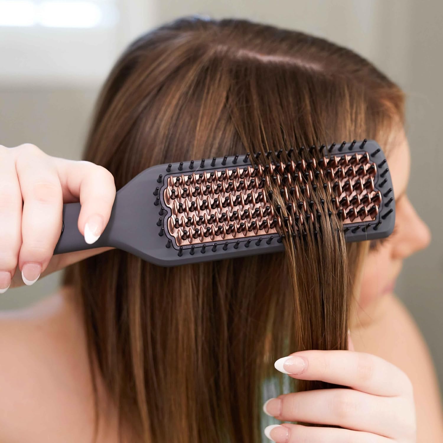 Amazon.com : Hairitage Heated Ceramic Straightening Brush for