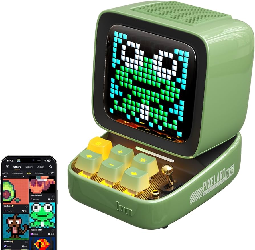 Amazon.com: Divoom Ditoo Pro Retro Pixel Art Game Bluetooth