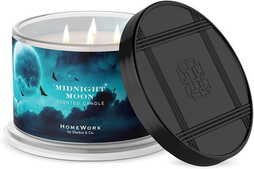 Amazon.com: HomeWorx by Slatkin & Co Premium Scented 4-Wick Candle