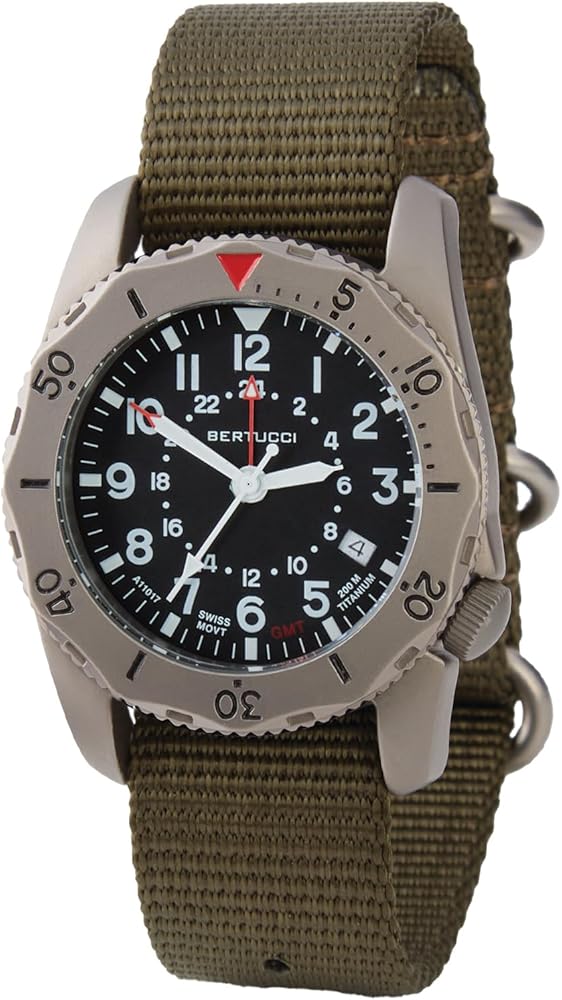 Amazon.com: BERTUCCI® 40 mm Titanium Field Watch - A-2TR Field Pro