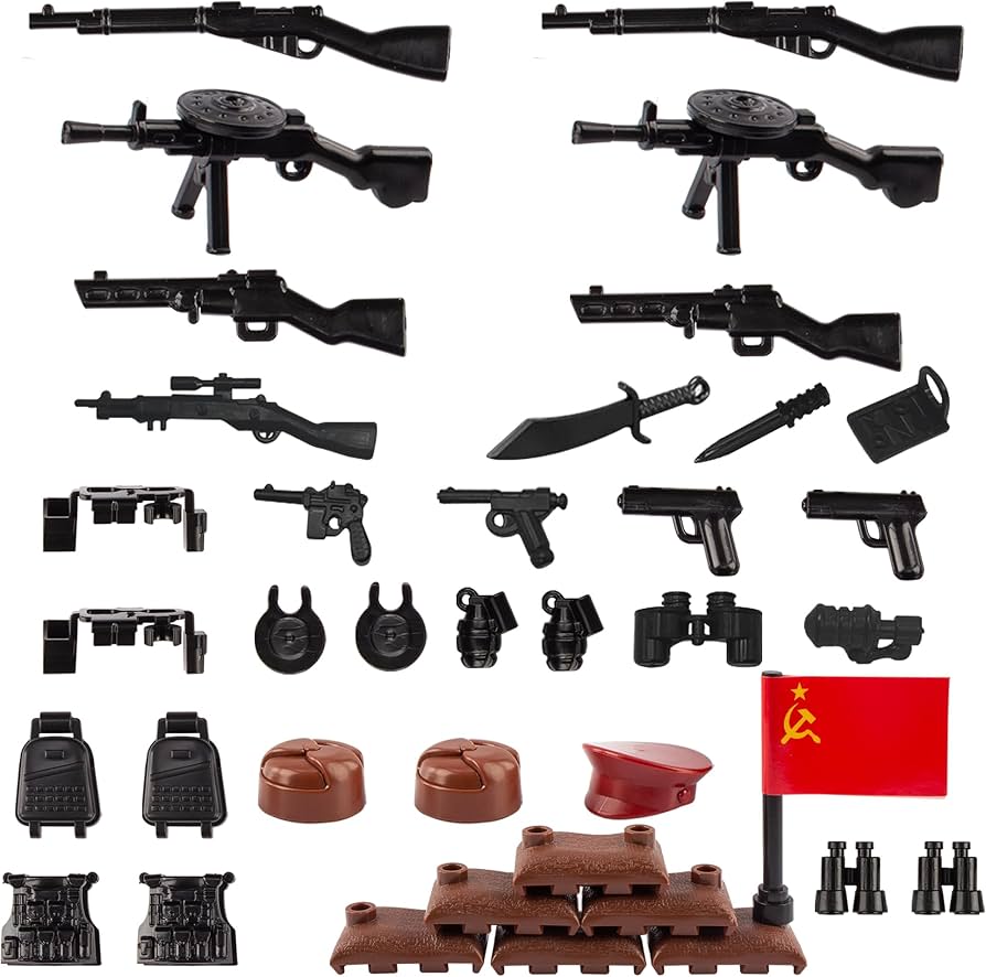 Amazon.com: HIMIRICH Military Weapons Pack 33 Pcs Soviet