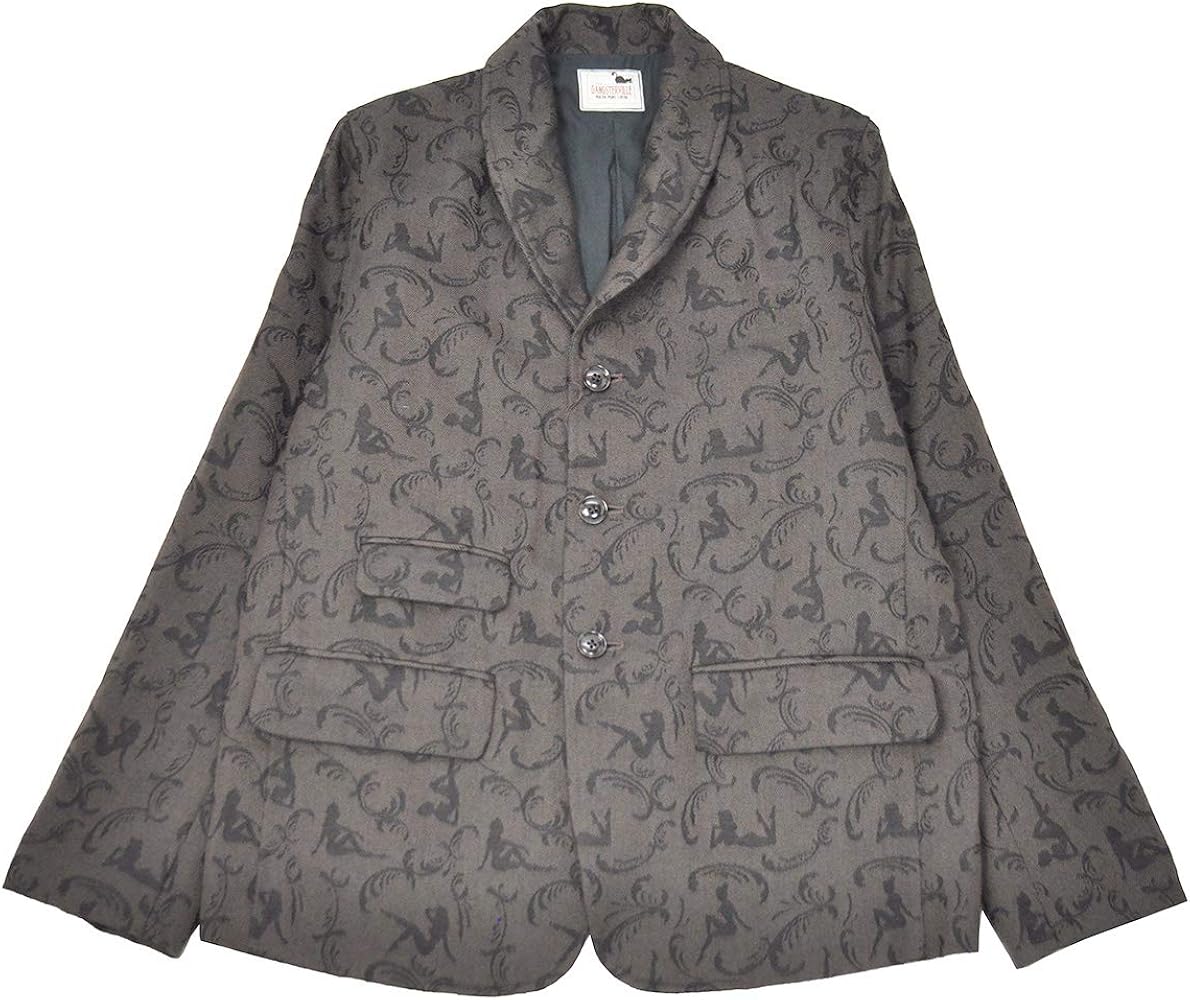 Amazon | [GANGSTERVILLE] SPEAKEASY - JACKET (BROWN) ギャングスター