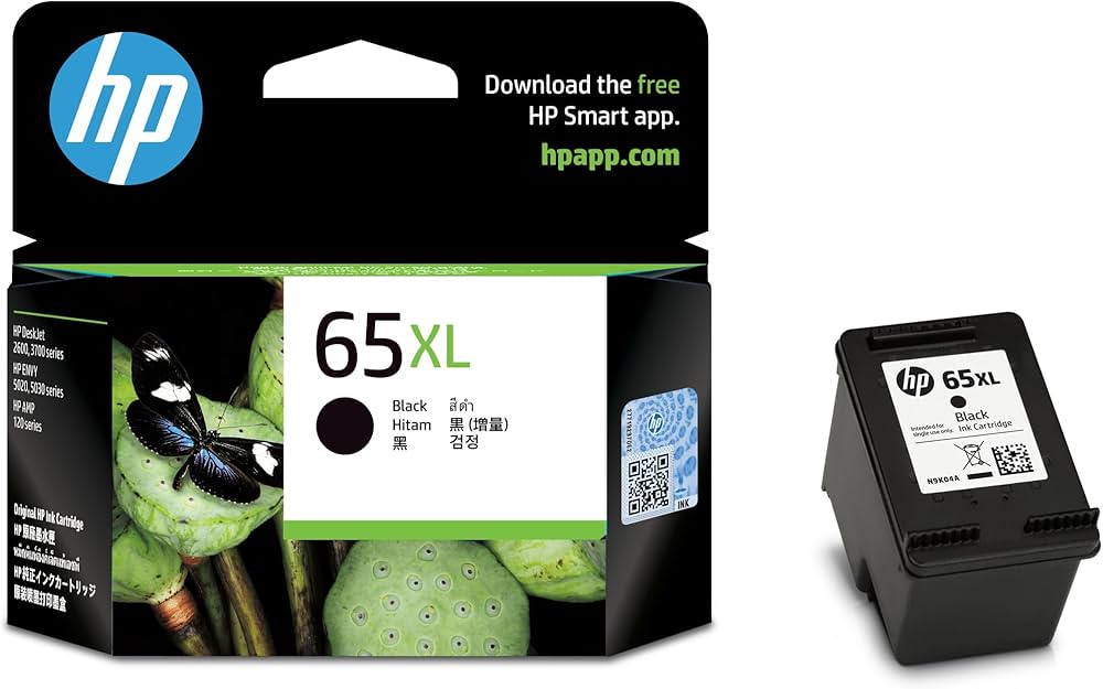 Amazon.co.jp: HP 65XL 純正 インクカートリッジ ブラック 黒 増量