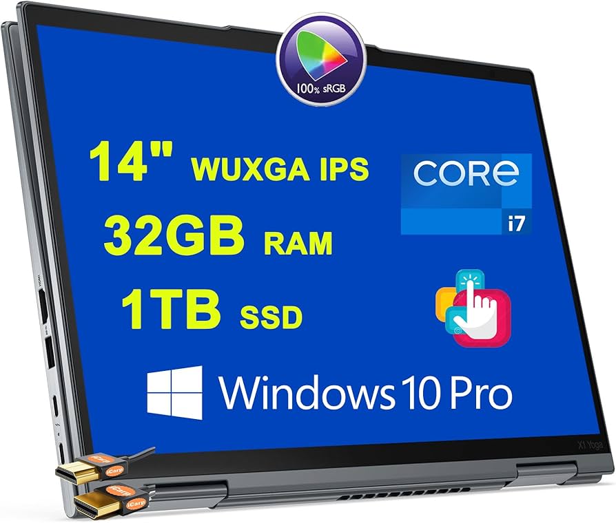 Amazon.com: Lenovo ThinkPad X1 Yoga Gen6 2-in-1 Laptop 14