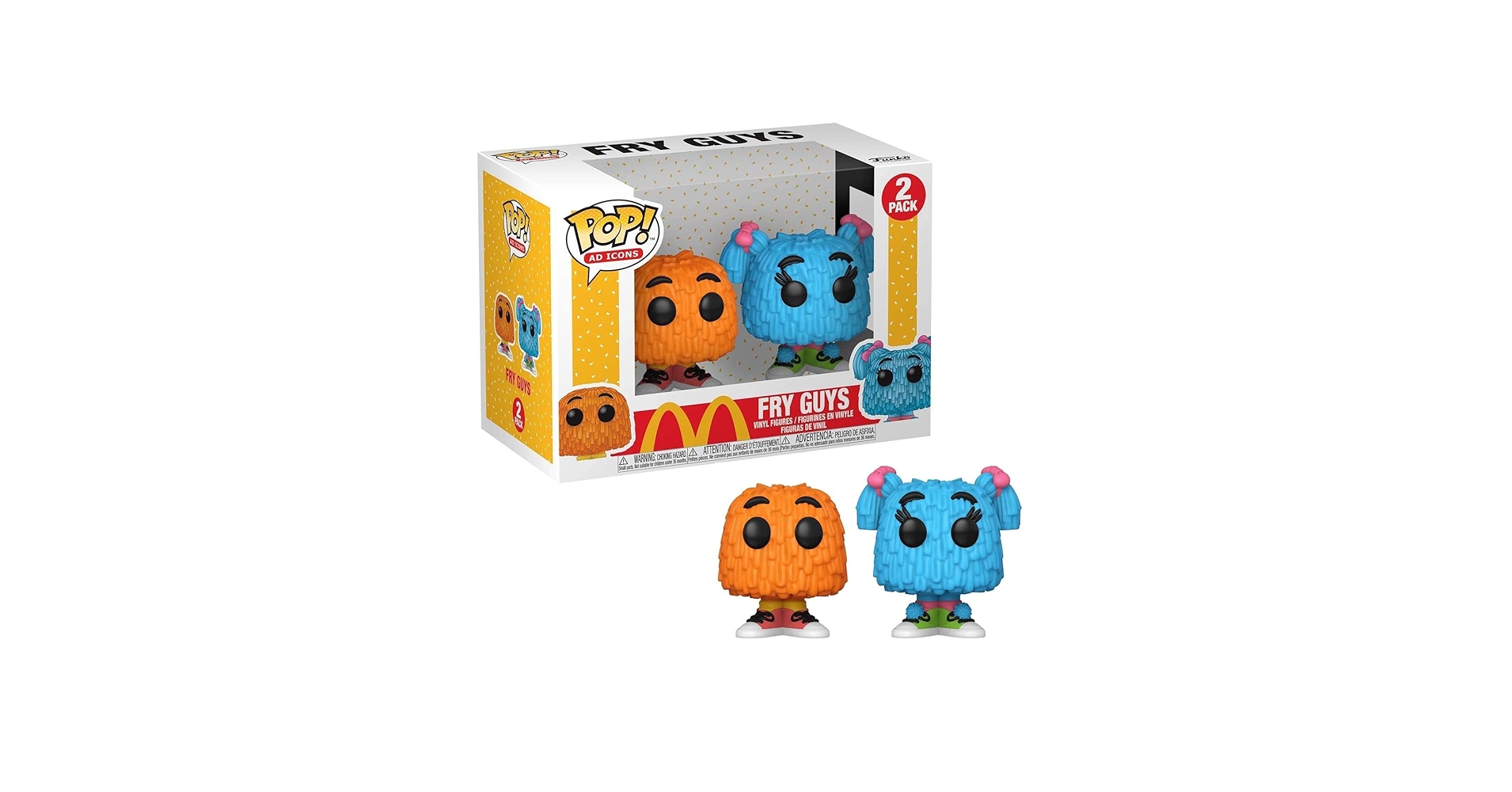 Amazon.com: Funko Pop! Ad Icons: McDonald's - 2 Pack Fry Guy