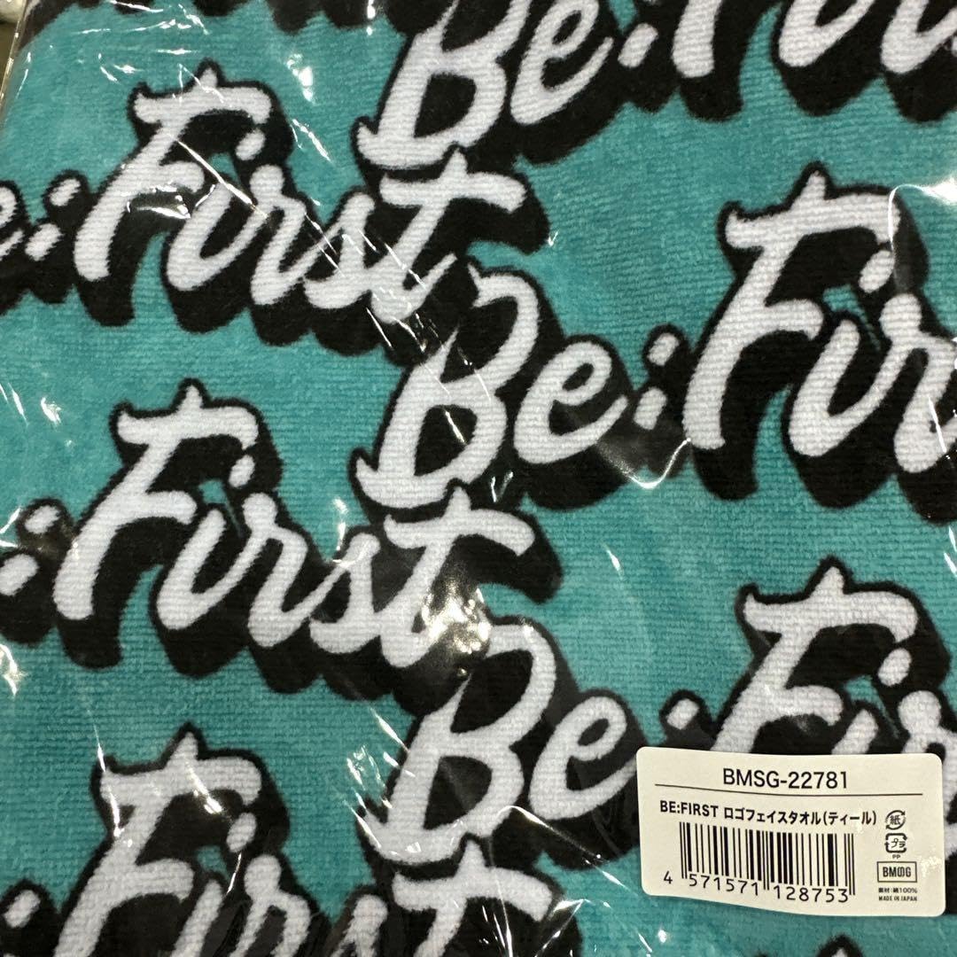 BE:FIRST ロゴフェイスタオル 初期 公式 新品・未開封 ロゴタオル BE